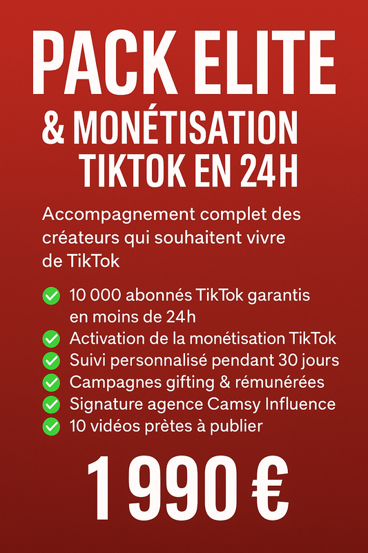 Programme Boost Tiktok 360°